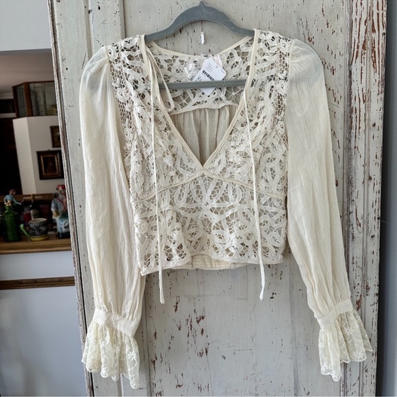 ❌NWT FREE PEOPLE SORELLE CROCHET LACE
CROP TOP XS - Picture 8 of 11